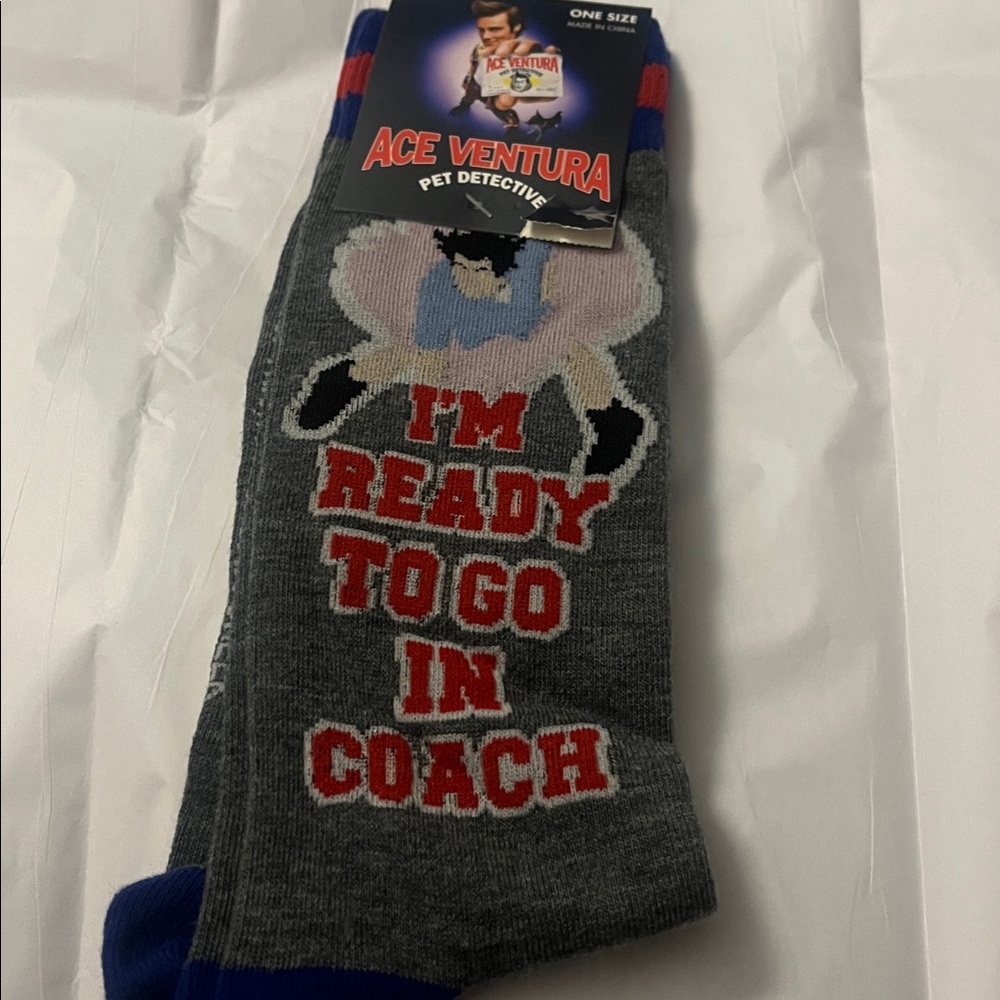 Ace Ventura Graphic Socks NWT - Picture 4 of 6